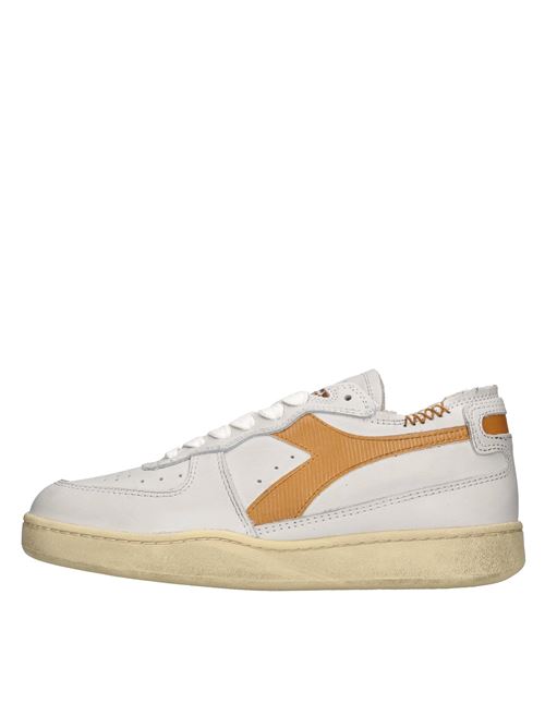 Sneakers in pelle DIADORA HERITAGE | MI BASKET ROW CUTBIANCO-ARANCIO